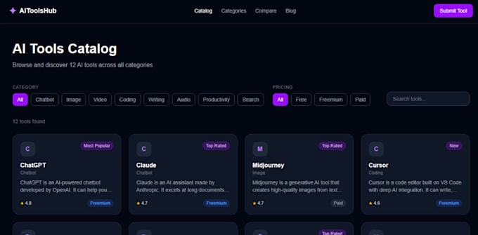 design and develop a custom website with CRM and deployment