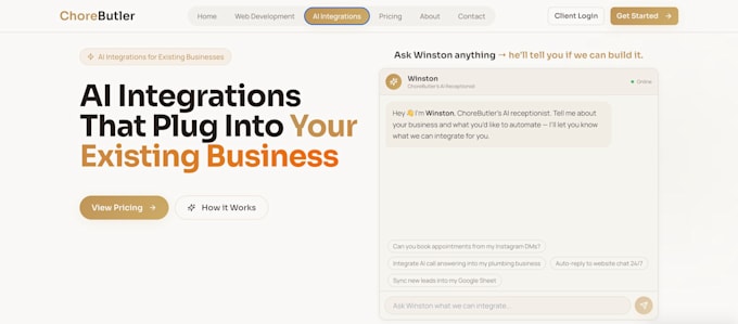create a high converting ai powered website