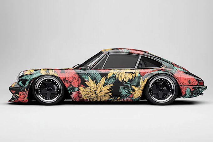 vehicle wrap car wrap van truck wrap design