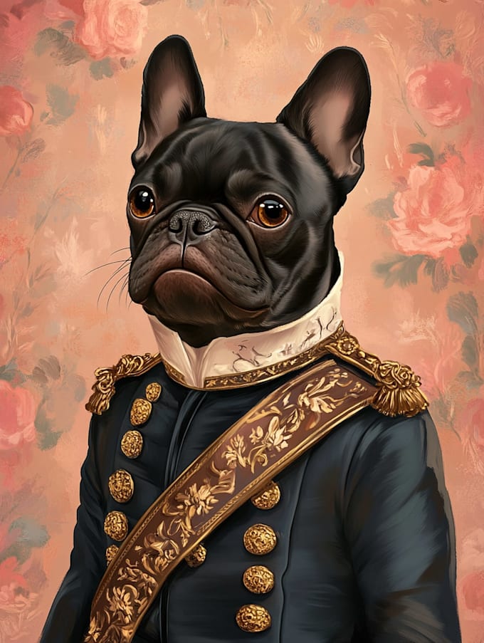 do a custom pet portrait, dog portrait, cat portrait