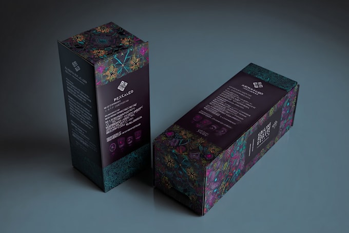 design professional product packaging box pouch and label