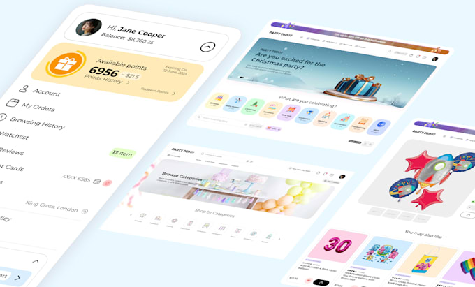 design tailored ecommerce plateform uiux