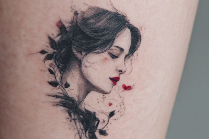 create unique realism tattoo design