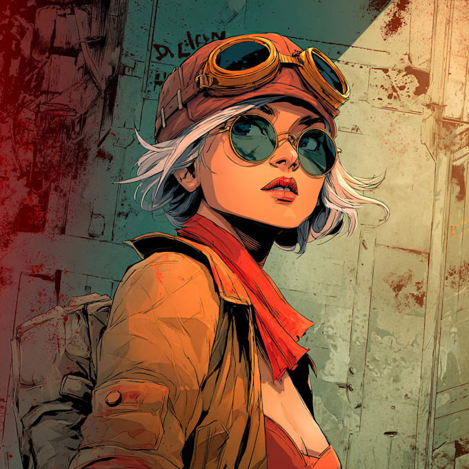 draw special comic illustration or graphic novel