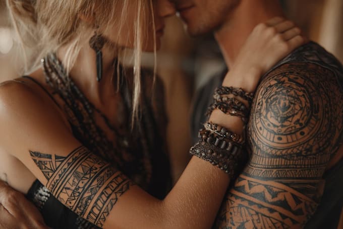 design a polynesian maori tribal tattoo