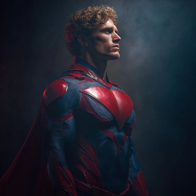 design unique hero character artwork