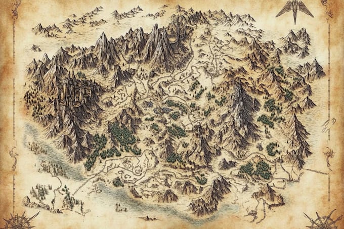 draw custom route maps and directions illustration