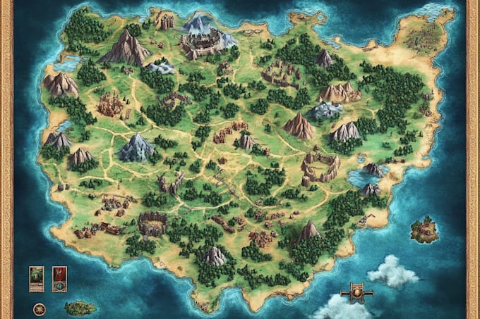 design professional custom map illustrations for any purpose