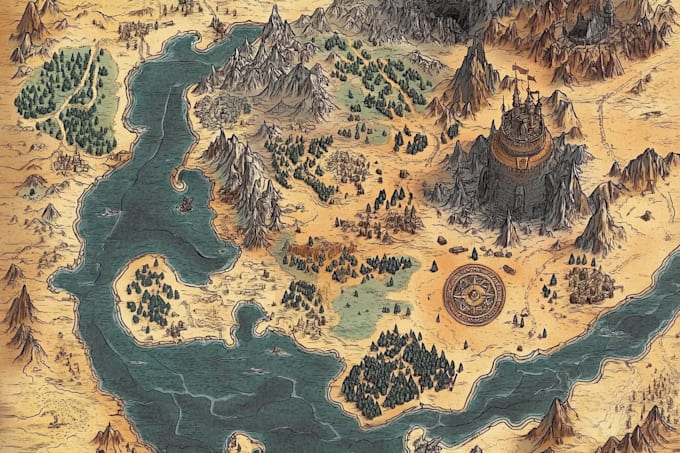 create detailed terrain and landscape maps