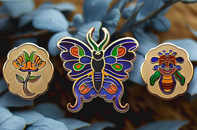 make a personalized enamel pin design