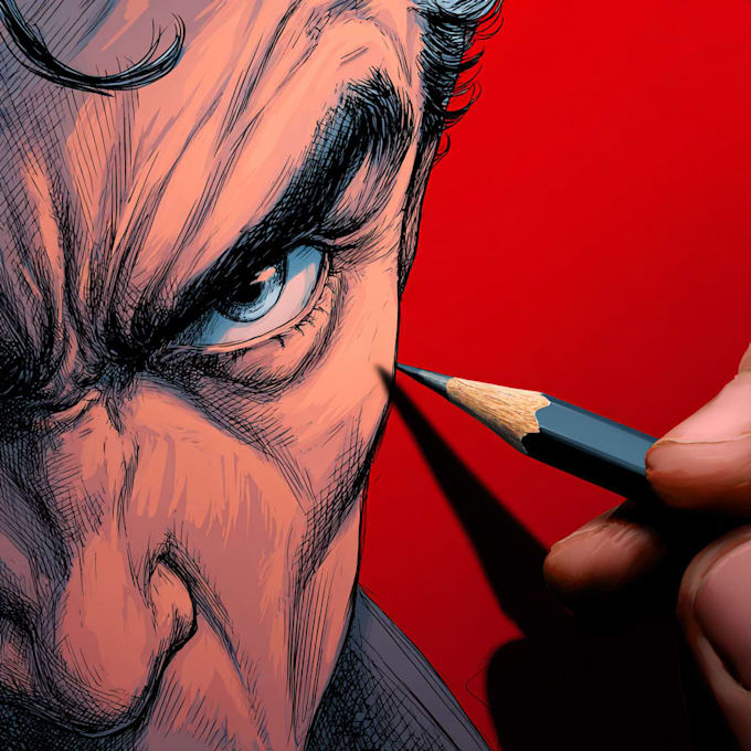 draw comic book illustration with comic book illustrator