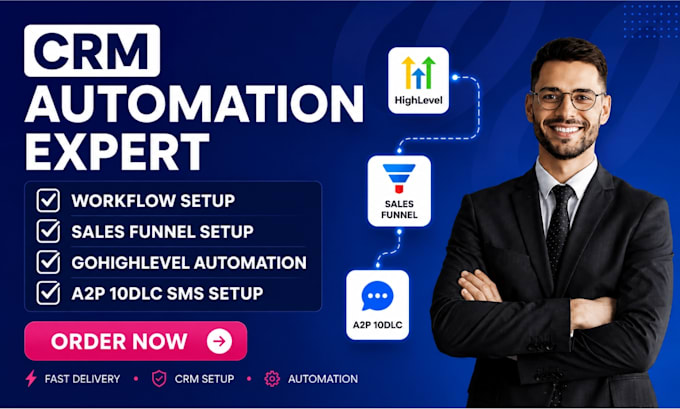 gohighlevel website ghl landing page sales funnel expert automation workflow a2p