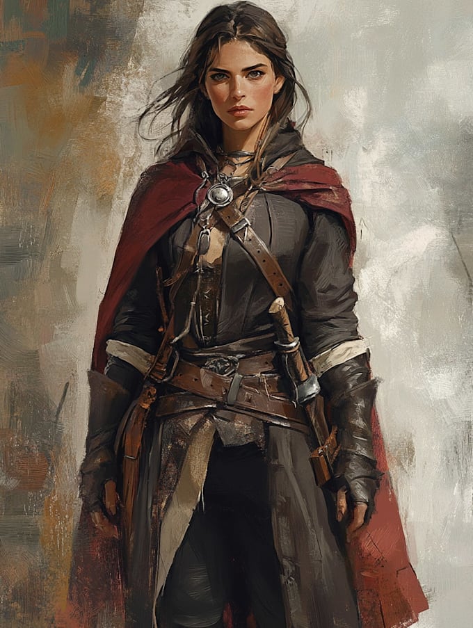 fantasy dnd character illustration