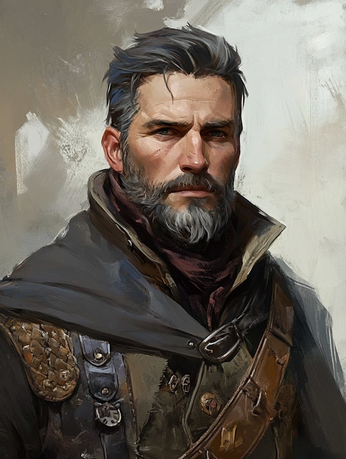 fantasy dnd character illustration