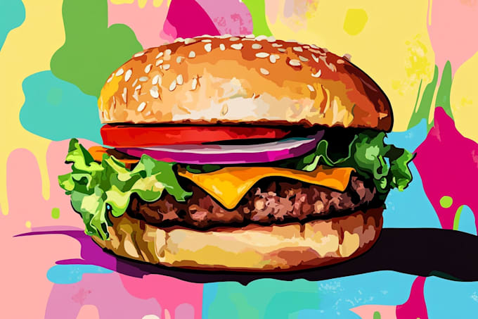 do food illustration for your game items