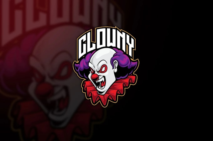 do modern custom hellowen, evil logo design