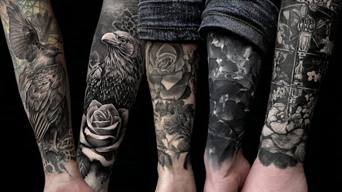 create custom and realism tattoo design