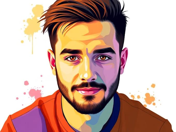 make a high quality vector art illustration for you