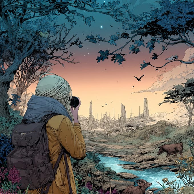 draw comic book illustration with comic book illustrator