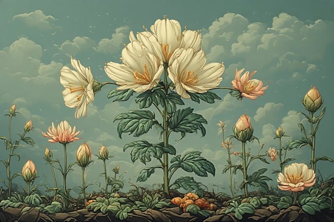 draw realistic botanical illustrations