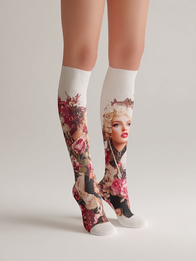 design custom and unique socks design