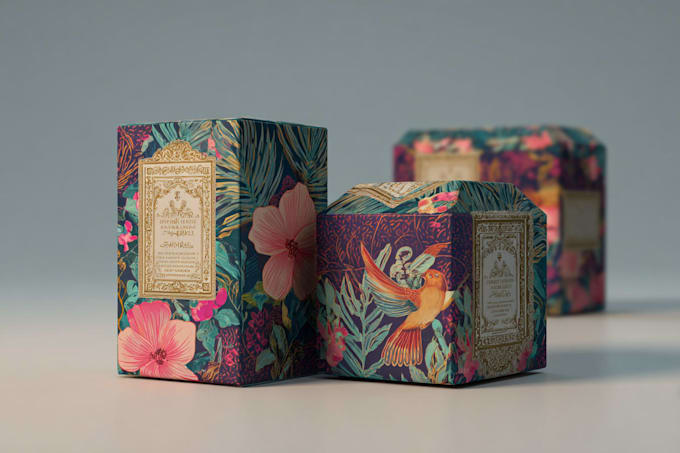 do aesthetic coffee bag packaging, stickers and label design