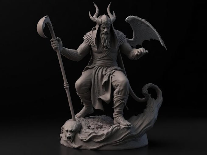 sculpt a 3d model for 3d printing