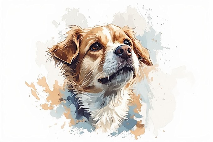 draw memorial pet portrait from photo