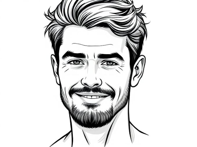 illustrate a awesome vector portrait illustration