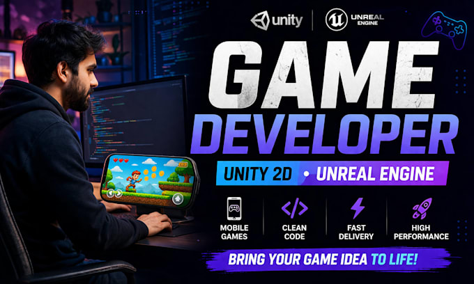 do unity 2d mobile game design and development unreal engine your game developer