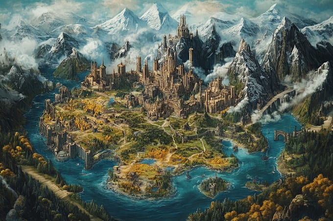 do fantasy map design