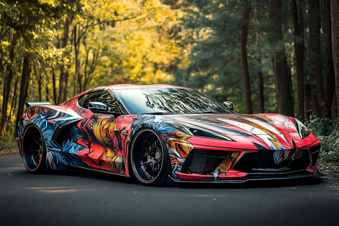 design professional car wrap, van wrap any vehicle wrap