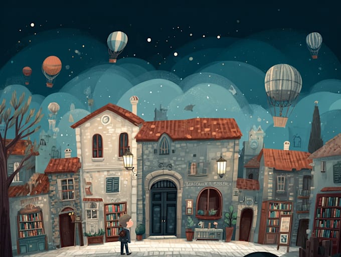 draw illustrations for children book