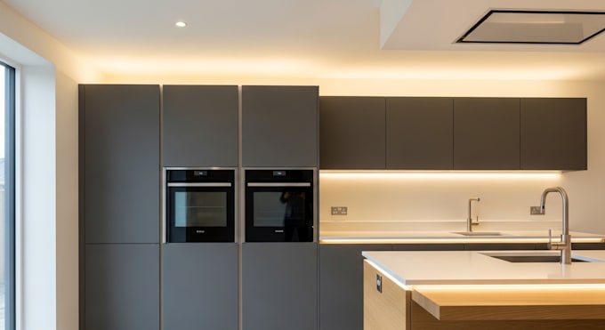 design modern kitchen cabinets pantry drawer led lighting oven using  prokitchen