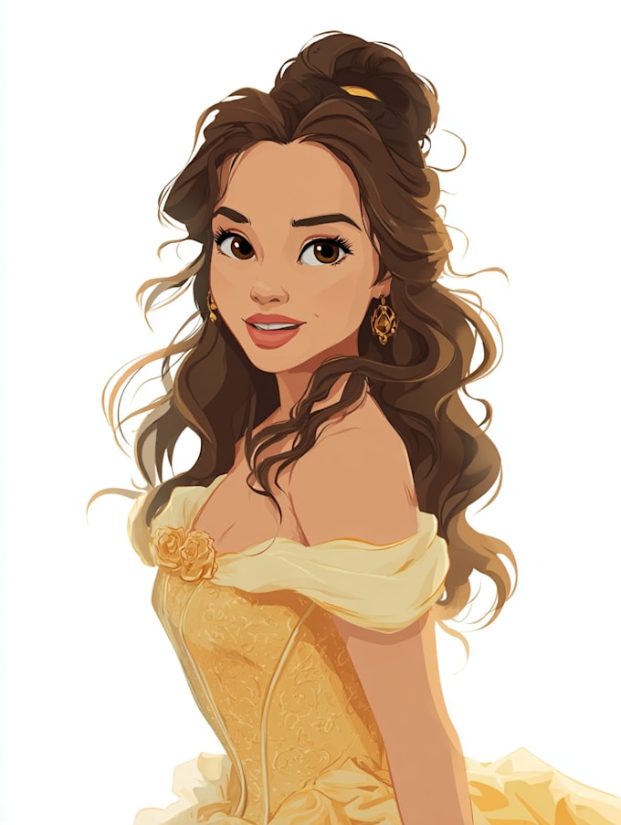 make an cartoon into disney cartoon portrait