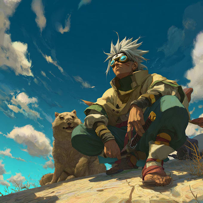 do anime character art