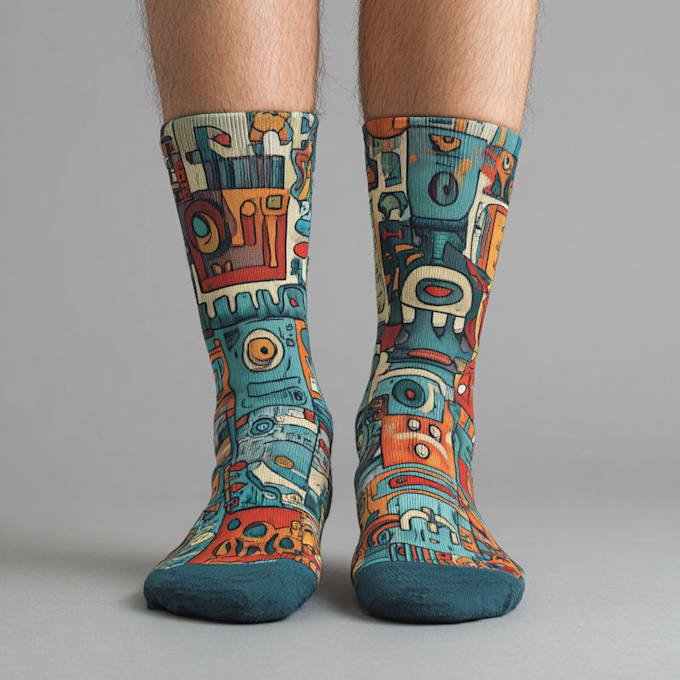 design custom and unique socks design