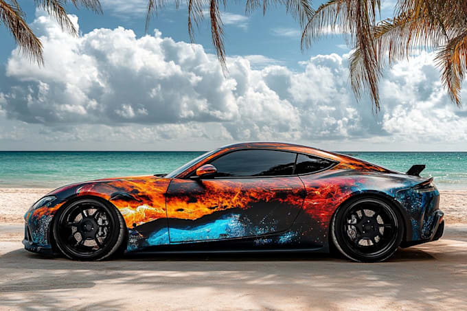 vehicle wrap car wrap van truck wrap design