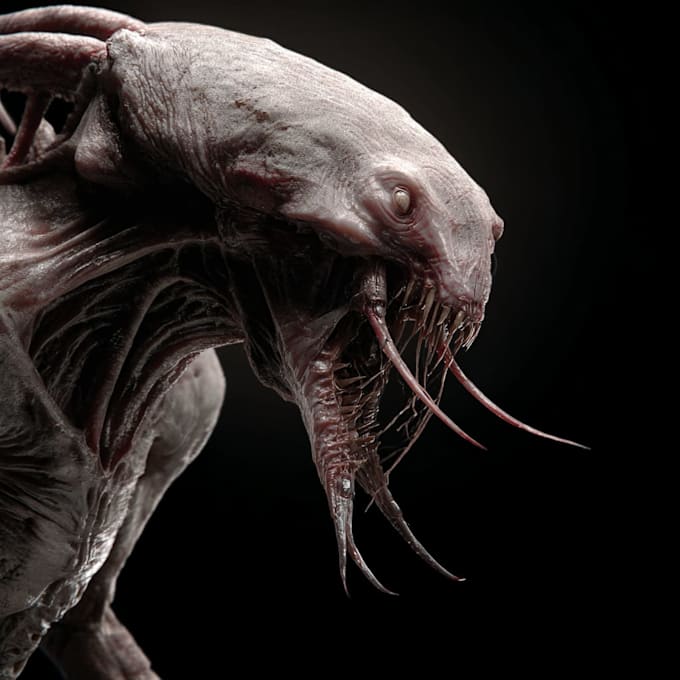 model a scary creature for your horror or sci fi game