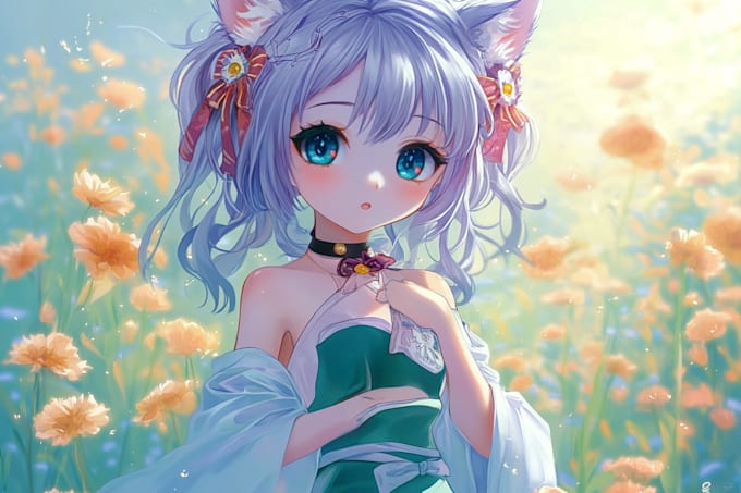 draw anime portrait with clean and soft shading