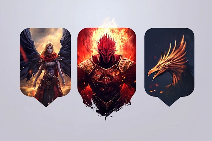 create a professional gaming logo, steam icon, or app icon