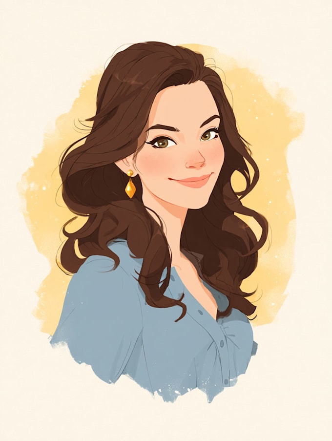 do disney cartoon portrait