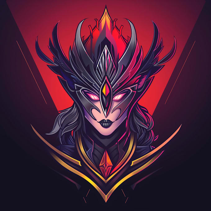 make a detailed fantasy logo