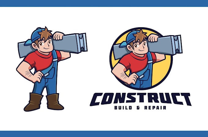 do professional amazing real state, contractor logo