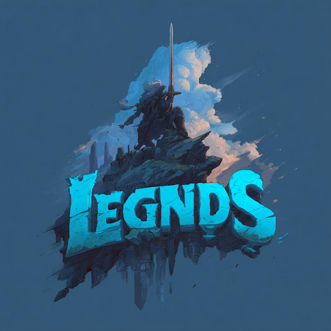 design an animated fantasy, rpg, mmorpg, sci fi game logo