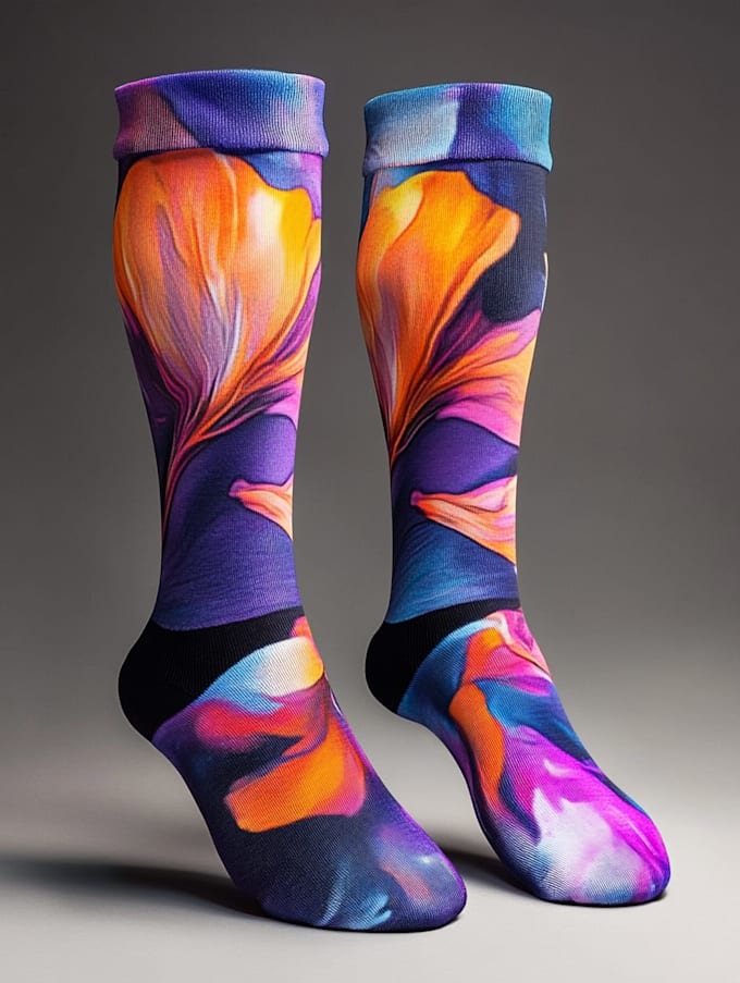 design a unique socks design
