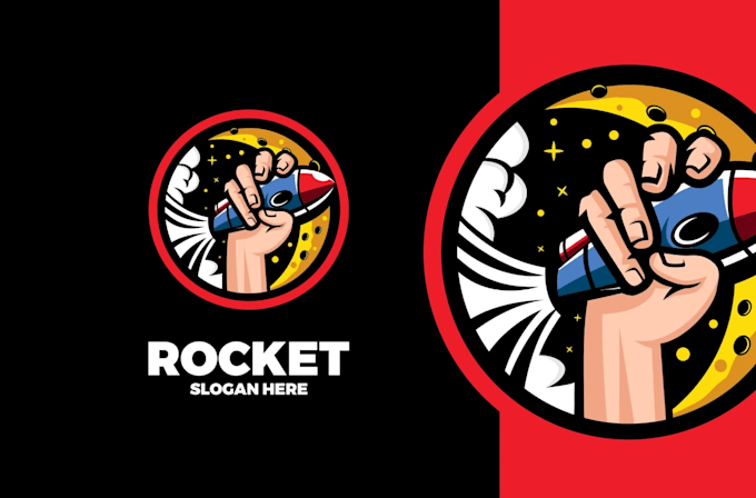 do modern creative high quality rocket logo design