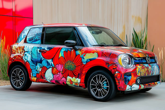 design a professional wrap for your car, bus, truck,
