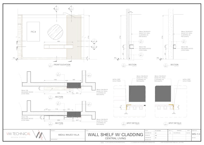 provide monthly cad drafting support