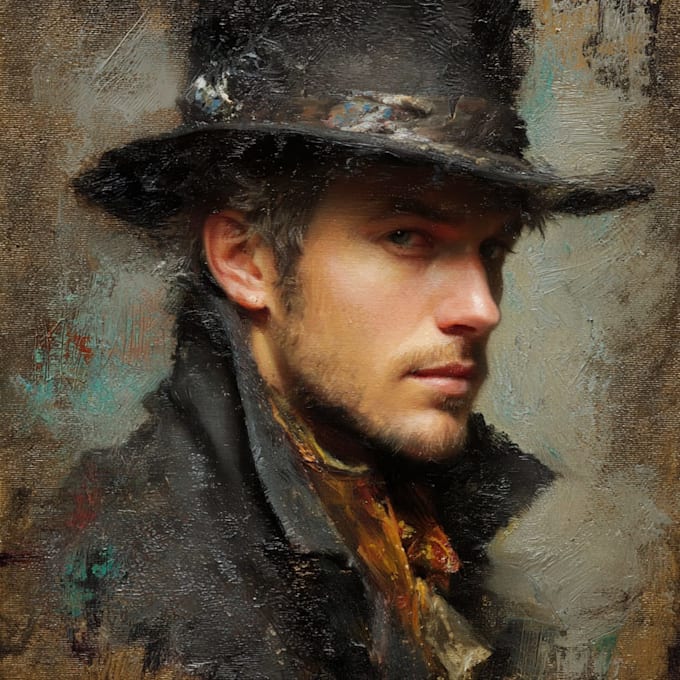 transform your idea into oil painting art